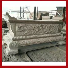 【龙凤呈祥石供桌 浮雕龙雕刻石供桌 芝麻黑石材加工图片】龙凤呈祥石供桌 浮雕龙雕刻石供桌 芝麻黑石材加工